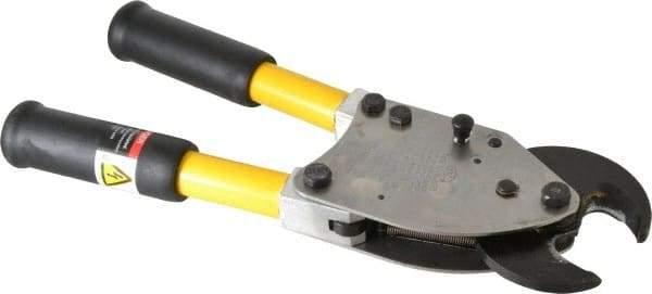 H.K. Porter - 14" OAL, 795 MCM Capacity, Cable Cutter - 29/64" Jaw Length, Oval Head, Plastic Cushion Handle - Benchmark Tooling