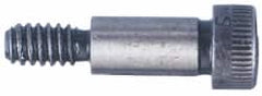 Made in USA - 1/2" Shoulder Diam x 7/8" Shoulder Length, 3/8-16 UNC, Hex Socket Shoulder Screw - 4037 Alloy Steel, Uncoated, 5/16" Head Height x 3/4" Head Diam - Benchmark Tooling