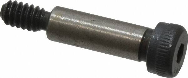 Value Collection - 1/4" Shoulder Diam x 3/4" Shoulder Length, #10-24 UNC, Hex Socket Shoulder Screw - 8 Alloy Steel, Uncoated, 0.357 to 3/8" Head Diam - Benchmark Tooling