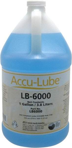 Accu-Lube - Accu-Lube LB-6000, 1 Gal Bottle Cutting & Sawing Fluid - Natural Ingredients, For Aluminum Machining, Drilling, Light-Duty Milling, Punching, Tapping - Benchmark Tooling