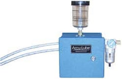 Accu-Lube - 1 Outlet, 10 Ounce Tank Capacity, Micro Lubricant System - 12' Coolant Line Length - Benchmark Tooling