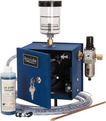 Accu-Lube - 1 Outlet, 10 Ounce Tank Capacity, Micro Lubricant System - 12' Coolant Line Length - Benchmark Tooling