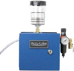 Accu-Lube - 1 Outlet, 10 Ounce Tank Capacity, Micro Lubricant System - 12' Coolant Line Length - Benchmark Tooling