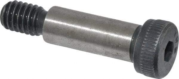 Value Collection - 3/8" Shoulder Diam x 1" Shoulder Length, 5/16-18 UNC, Hex Socket Shoulder Screw - 8 Alloy Steel, Uncoated, 0.543 to 0.562" Head Diam - Benchmark Tooling