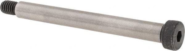 Value Collection - 3/8" Shoulder Diam x 3-1/2" Shoulder Length, 5/16-18 UNC, Hex Socket Shoulder Screw - 8 Alloy Steel, Uncoated, 0.543 to 0.562" Head Diam - Benchmark Tooling