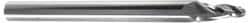 Onsrud - 1/8" Cutting Diam x 1" Length of Cut, 2 Flute, Upcut Spiral Router Bit - Uncoated, Right Hand Cut, Solid Carbide, 3" OAL x 1/4" Shank Diam, Ball End Taper - Benchmark Tooling