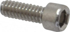 Value Collection - #2-56 UNC Hex Socket Drive, Socket Cap Screw - Grade 18-8 Stainless Steel, 1/4" Length Under Head - Benchmark Tooling