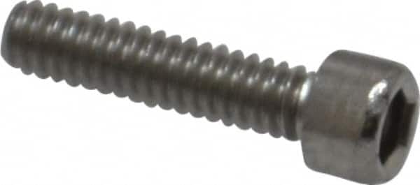 Value Collection - #2-56 UNC Hex Socket Drive, Socket Cap Screw - Grade 18-8 Stainless Steel, 3/8" Length Under Head - Benchmark Tooling