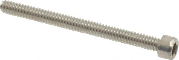 Value Collection - #2-56 UNC Hex Socket Drive, Socket Cap Screw - Grade 18-8 Stainless Steel, 1" Length Under Head - Benchmark Tooling