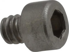 Value Collection - #4-40 UNC Hex Socket Drive, Socket Cap Screw - Grade 18-8 Stainless Steel, 1/8" Length Under Head - Benchmark Tooling