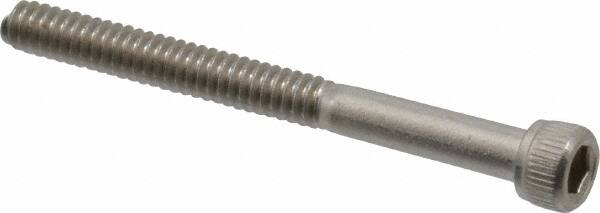 Value Collection - #4-40 UNC Hex Socket Drive, Socket Cap Screw - Grade 18-8 Stainless Steel, 1-1/4" Length Under Head - Benchmark Tooling