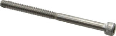 Value Collection - #4-40 UNC Hex Socket Drive, Socket Cap Screw - Grade 18-8 Stainless Steel, 1-1/2" Length Under Head - Benchmark Tooling