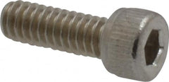 Value Collection - #5-40 UNC Hex Socket Drive, Socket Cap Screw - Grade 18-8 Stainless Steel, 3/8" Length Under Head - Benchmark Tooling