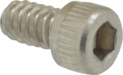 Value Collection - #6-32 UNC Hex Socket Drive, Socket Cap Screw - Grade 18-8 Stainless Steel, 1/4" Length Under Head - Benchmark Tooling