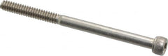 Value Collection - #6-32 UNC Hex Socket Drive, Socket Cap Screw - Grade 18-8 Stainless Steel, 2" Length Under Head - Benchmark Tooling