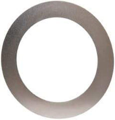 Made in USA - 0.005" Thick, 1-1/4" Inside x 1-3/4" OD, Round Shim - Uncoated 302/304 Stainless Steel - Benchmark Tooling
