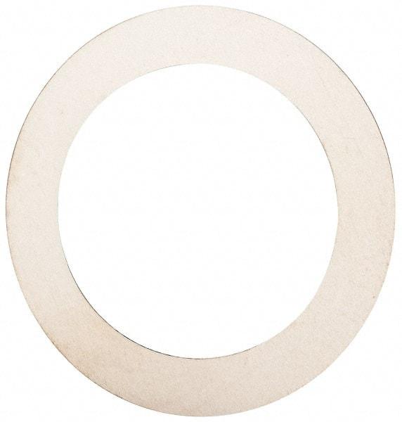 Made in USA - 0.006" Thick, 1-1/4" Inside x 1-3/4" OD, Round Shim - Uncoated 302/304 Stainless Steel - Benchmark Tooling