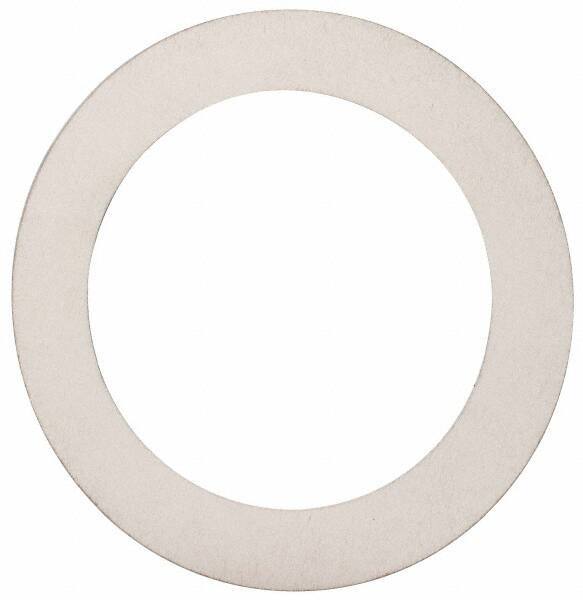 Made in USA - 0.007" Thick, 1-1/4" Inside x 1-3/4" OD, Round Shim - Uncoated 302/304 Stainless Steel - Benchmark Tooling