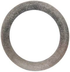 Made in USA - 0.01" Thick, 1-3/8" Inside x 1-7/8" OD, Round Shim - Uncoated 302/304 Stainless Steel - Benchmark Tooling