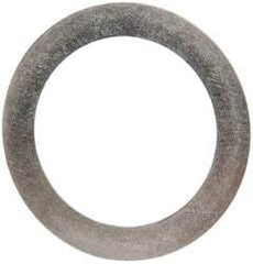 Made in USA - 0.01" Thick, 1-3/8" Inside x 1-7/8" OD, Round Shim - Uncoated 302/304 Stainless Steel - Benchmark Tooling
