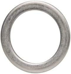 Made in USA - 1/8" Thick, 1-3/8" Inside x 1-7/8" OD, Round Shim - Uncoated 302/304 Stainless Steel - Benchmark Tooling