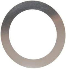 Made in USA - 0.006" Thick, 1-3/8" Inside x 1-7/8" OD, Round Shim - Uncoated 302/304 Stainless Steel - Benchmark Tooling