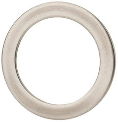 Made in USA - 0.09" Thick, 1-3/8" Inside x 1-7/8" OD, Round Shim - Uncoated 302/304 Stainless Steel - Benchmark Tooling