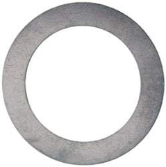 Made in USA - 0.02" Thick, 1-1/2" Inside x 2-1/8" OD, Round Shim - Uncoated 302/304 Stainless Steel - Benchmark Tooling