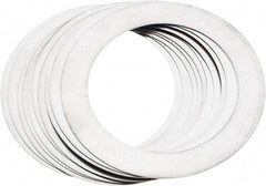 Made in USA - 0.012" Thick, 2" Inside x 2-3/4" OD, Round Shim - Uncoated 302/304 Stainless Steel - Benchmark Tooling