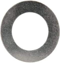 Made in USA - 0.01" Thick, 3/8" Inside x 5/8" OD, Round Shim - 5/16" Screw, Uncoated 316 Stainless Steel - Benchmark Tooling