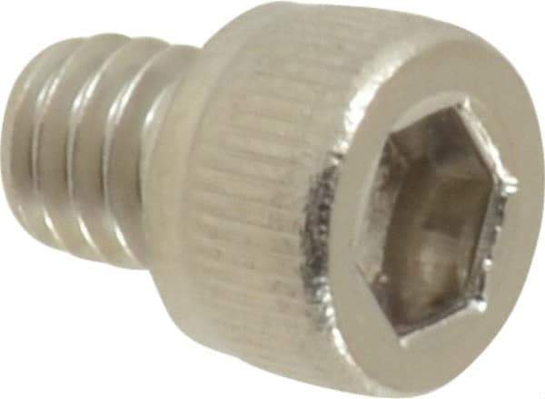 Value Collection - #8-32 UNC Hex Socket Drive, Socket Cap Screw - Grade 18-8 Stainless Steel, 3/16" Length Under Head - Benchmark Tooling