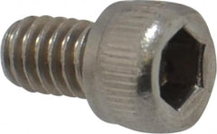 Value Collection - #8-32 UNC Hex Socket Drive, Socket Cap Screw - Grade 18-8 Stainless Steel, 1/4" Length Under Head - Benchmark Tooling