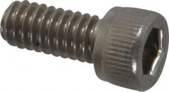 Value Collection - #8-32 UNC Hex Socket Drive, Socket Cap Screw - Grade 18-8 Stainless Steel, 3/8" Length Under Head - Benchmark Tooling