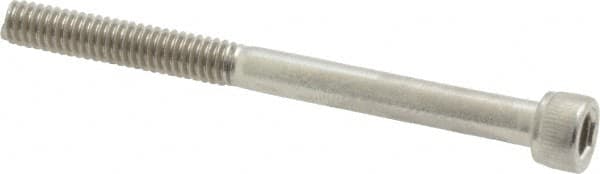 Value Collection - #8-32 UNC Hex Socket Drive, Socket Cap Screw - Grade 18-8 Stainless Steel, 2" Length Under Head - Benchmark Tooling