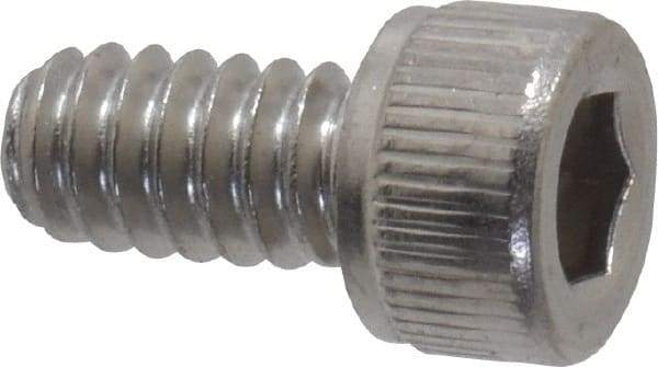 Value Collection - #10-24 UNC Hex Socket Drive, Socket Cap Screw - Grade 18-8 Stainless Steel, 3/8" Length Under Head - Benchmark Tooling