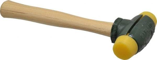 Garland - 1-1/2 Lb Head 1-1/4" Face Plastic Split Head Hammer - 11" OAL, Wood Handle - Benchmark Tooling