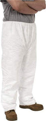 Dupont - Size 3XL, Tyvek General Purpose Work Pants - 27-1/2 Inch Waist, 30 Inch Inseam, White - Benchmark Tooling