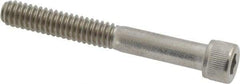 Value Collection - 1/4-20 UNC Hex Socket Drive, Socket Cap Screw - Grade 18-8 Stainless Steel, Partially Threaded, 2" Length Under Head - Benchmark Tooling