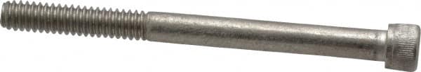 Value Collection - 1/4-20 UNC Hex Socket Drive, Socket Cap Screw - Grade 18-8 Stainless Steel, Uncoated, 3-1/4" Length Under Head - Benchmark Tooling