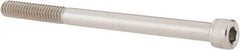 Value Collection - 1/4-20 UNC Hex Socket Drive, Socket Cap Screw - Grade 18-8 Stainless Steel, 3-1/2" Length Under Head - Benchmark Tooling