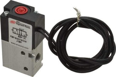 ARO/Ingersoll-Rand - 1/8", 3-Way Body Ported Stacking Solenoid Valve - 12 VDC, 0.2 CV Rate, 2.4" High - Benchmark Tooling