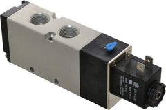 ARO/Ingersoll-Rand - 3/8", 4-Way 2-Position Maxair Stacking Solenoid Valve - 120 VAC, 1.65 CV Rate, 1.81" High - Benchmark Tooling