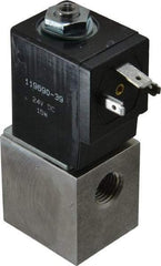 ARO/Ingersoll-Rand - 1/4", CAT Series 3-Way 2-Position Body Ported Stacking Solenoid Valve - 24 VDC, 0.2 CV Rate, 3-1/2" High - Benchmark Tooling