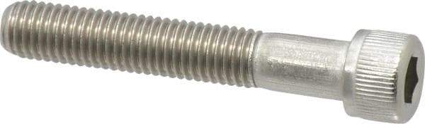 Value Collection - 1/4-28 UNF Hex Socket Drive, Socket Cap Screw - Grade 18-8 Stainless Steel, 1-1/2" Length Under Head - Benchmark Tooling