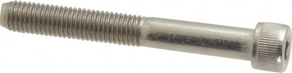 Value Collection - 1/4-28 UNF Hex Socket Drive, Socket Cap Screw - Grade 18-8 Stainless Steel, 2" Length Under Head - Benchmark Tooling