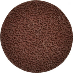 Made in USA - 2" Disc Diam, 320 Grit, Aluminum Oxide Quick Change Disc - Type S Attaching System, Coated, Brown, Extra Fine Grade - Benchmark Tooling