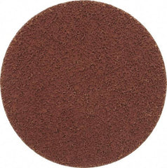 Made in USA - 3" Disc Diam, 400 Grit, Aluminum Oxide Quick Change Disc - Type S Attaching System, Coated, Brown, Super Fine Grade - Benchmark Tooling