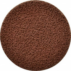 Made in USA - 2" Disc Diam, 320 Grit, Aluminum Oxide Quick Change Disc - Type R Attaching System, Coated, Brown, Extra Fine Grade - Benchmark Tooling