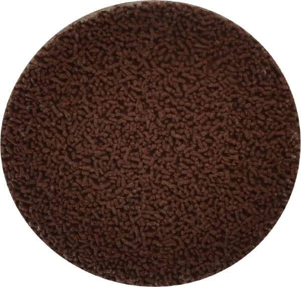 Made in USA - 2" Disc Diam, 600 Grit, Aluminum Oxide Quick Change Disc - Type R Attaching System, Coated, Brown, Super Fine Grade - Benchmark Tooling