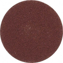 Made in USA - 3" Disc Diam, 600 Grit, Aluminum Oxide Quick Change Disc - Type R Attaching System, Coated, Brown, Super Fine Grade - Benchmark Tooling